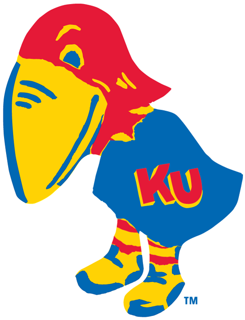 Kansas Jayhawks 1923-1928 Primary Logo DIY iron on transfer (heat transfer)